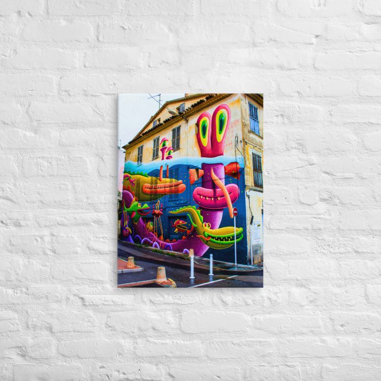 SEAMONSTERS Urban Art Canvas living room wall graffiti